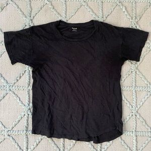 Madewell short sleeved whisper cotton scooped tee